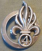 LEGION ETRANGERE / insigne de béret du 4em REI., Envoi, Armée de terre, Emblème ou Badge