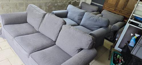 Salon Ektorp 3+2+1+1, Huis en Inrichting, Zetels | Zetels, Gebruikt, Rechte bank, Overige maten, 150 tot 200 cm, Minder dan 75 cm