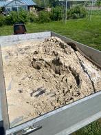 Zandbakzand of metserszand 300-400kg, Tuin en Terras, Zand, Ophalen, Zo goed als nieuw
