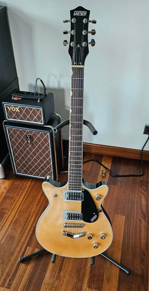 Gretsch G5222 Electromatic (Malcolm Young), Muziek en Instrumenten, Snaarinstrumenten | Gitaren | Elektrisch, Zo goed als nieuw
