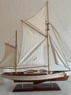 Schitterende zeilboot, grootschalige modelboot, Ophalen, 1:32 tot 1:50