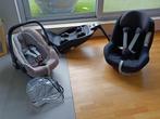 MaxiCosi Pebble plus + Autostoel MaxiCosi +Basis 2way Isofix, Ophalen, Zijbescherming, Zo goed als nieuw, Isofix