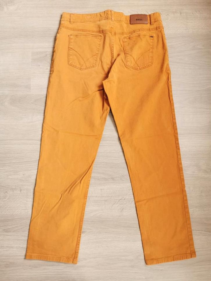 Brax Cooper fancy regular - maat 32/32, Kleding | Heren, Broeken en Pantalons, Zo goed als nieuw, Maat 48/50 (M), Geel, Ophalen of Verzenden