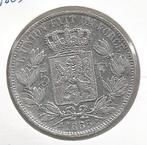 13856 * LEOPOLD I * 5 frank 1865 over 1855, Postzegels en Munten, Verzenden, Zilver