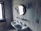 Évier double en porcelaine vintage, Maison & Meubles, Enlèvement ou Envoi, Comme neuf, 100 à 150 cm, Lavabo ou Évier