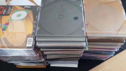 Doos met een 200 tal slim cases voor CD., CD & DVD, CD | Autres CD, Comme neuf, Enlèvement ou Envoi