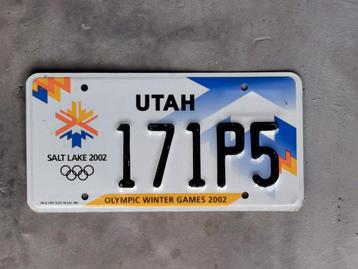 Utah nummerplaat 2002 USA -  Olympic winter games Kenteken beschikbaar voor biedingen