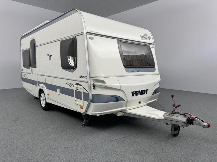 Fendt Bianco 470 TFB Mover Panoramaluifel Fdrager, Caravans en Kamperen, Caravans, tot en met 4, Rondzit, Fendt, Lengtebed, 4 tot 5 meter