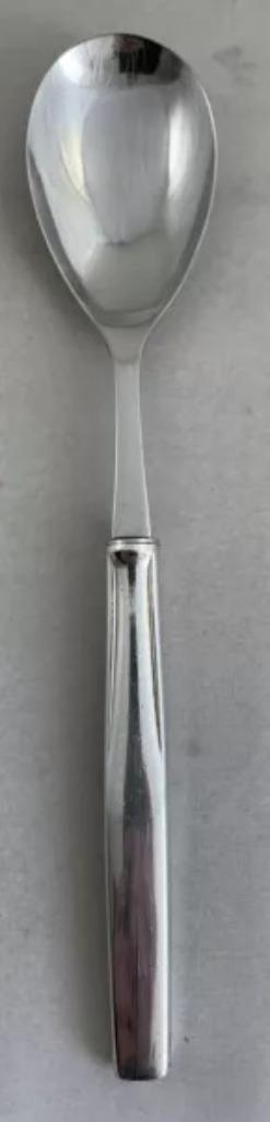 Sola Pleet saladelepel verzilverd serveerlepel salade, Huis en Inrichting, Keuken | Bestek, Zo goed als nieuw, Verzenden