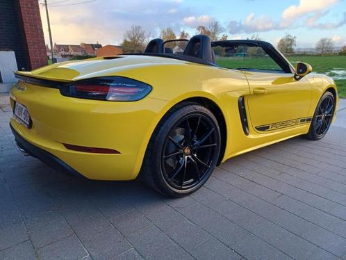 PRACHTIGE NIEUWE PORSCHE 718 YELLOW 2.0 TURBO SLECHTS 2000K, Auto's, Porsche, Particulier, Boxster, ABS, Airbags, Airconditioning