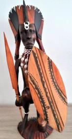 Zulu krijger uit Z. Afrika, Antiek en Kunst, Curiosa en Brocante, Ophalen