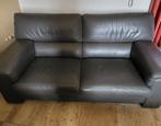 Lederen zetel 2-zit, Huis en Inrichting, Zetels | Zetels, Ophalen, 150 tot 200 cm, Tweepersoons, Zo goed als nieuw