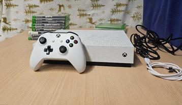 Xbox one s 20 jeux 1 controller neuf beschikbaar voor biedingen