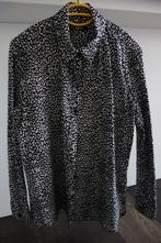 Chemisier noir et blanc "THE KOOPLES" Envoi compris, Kleding | Dames, Blouses en Tunieken, THE KOOPLES, Verzenden, Zo goed als nieuw