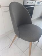 4 stoelen grijs, Huis en Inrichting, Ophalen, Zo goed als nieuw, Grijs
