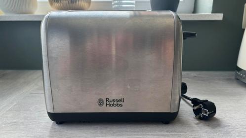 Russel Hobbs broodrooster - 2 sneetjes - roestvrij staal, Elektronische apparatuur, Broodroosters, Gebruikt, Uitneembare kruimellade