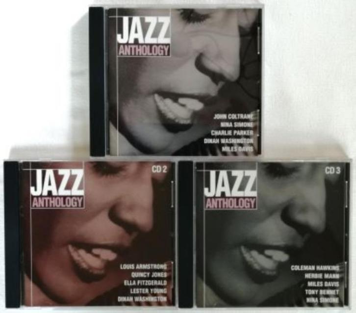 JAZZ ANTHOLOGY – REEKS VAN 3 CD’S, Cd's en Dvd's, Cd's | Jazz en Blues, Zo goed als nieuw, Jazz, Boxset, Ophalen of Verzenden