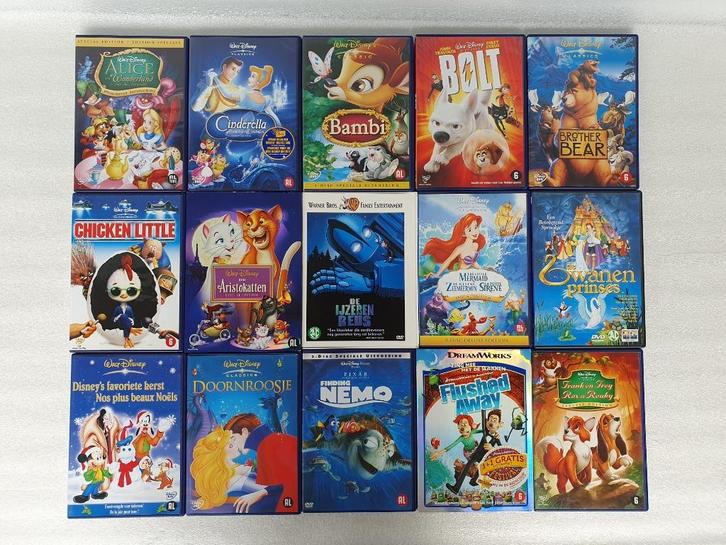 Disney dvd's en animatiefilms, Cd's en Dvd's, Dvd's | Tekenfilms en Animatie, Gebruikt, Ophalen of Verzenden