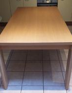 Eettafel groot lichte eik, Huis en Inrichting, Ophalen, Gebruikt, Eikenhout, 50 tot 100 cm