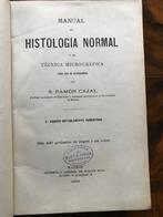 Manual de Histologia Normal  (1910), Antiek en Kunst, Antiek | Boeken en Manuscripten, Ophalen of Verzenden, Cajal