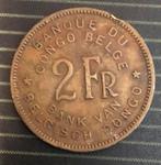 Congo Belge 2 Francs - éléphant -1946 régent Prince Charles, Enlèvement ou Envoi