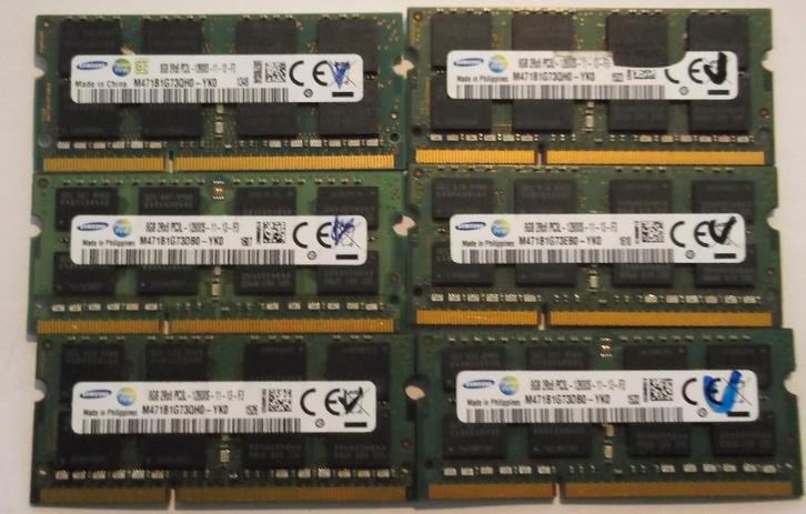 Sodimm 8 Gb DDR3L, Informatique & Logiciels, Mémoire RAM, Laptop, 8 GB, DDR3, Enlèvement ou Envoi