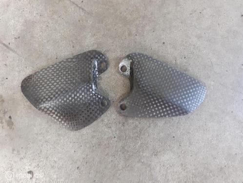 Carbon hielplaatjes beschermers 748 916 996 998 Sport SSie, Motoren, Onderdelen | Ducati, Gebruikt, Ophalen of Verzenden