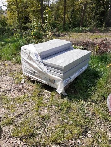 Vandersanden e-boards  16cm + pluggen en 50 kg mortel, Enlèvement, Comme neuf