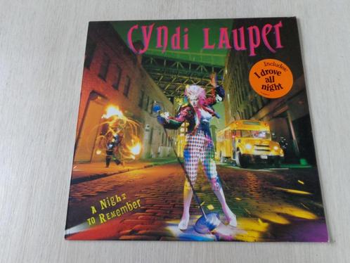 Cyndi Lauper – A Night To Remember, Cd's en Dvd's, Vinyl | Pop, Gebruikt, 1980 tot 2000, 12 inch, Ophalen of Verzenden