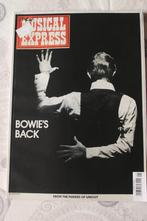 NME magazine - Bowie's Back - De 100 greatest covers -, Boeken, Ophalen of Verzenden, Zo goed als nieuw, Artiest