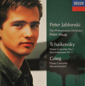 Pianoconcerten Grieg en Tchaikovsky - Jablonski / Maag - DDD beschikbaar voor biedingen