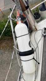 Twee staal 12 L duikflessen voor sidemount, Watersport en Boten, Duiken, Ophalen of Verzenden, Zo goed als nieuw, Duikfles