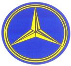 Mercedes Benz metallic sticker #1, Autos : Divers, Autocollants de voiture, Envoi