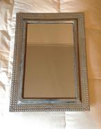 Interieur spiegeltje verzinkte metalen kader, Huis en Inrichting, Woonaccessoires | Spiegels, Minder dan 50 cm, Ophalen of Verzenden