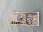 Biljet 1000 Mil cruzados Brazilië, Postzegels en Munten, Ophalen of Verzenden