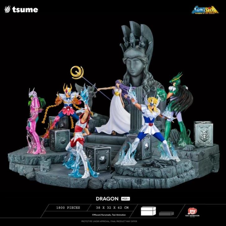 Tsume HQS+ Saint Seiya Diorama 1/4, Verzamelen, Beelden en Beeldjes, Zo goed als nieuw, Fantasy, Ophalen
