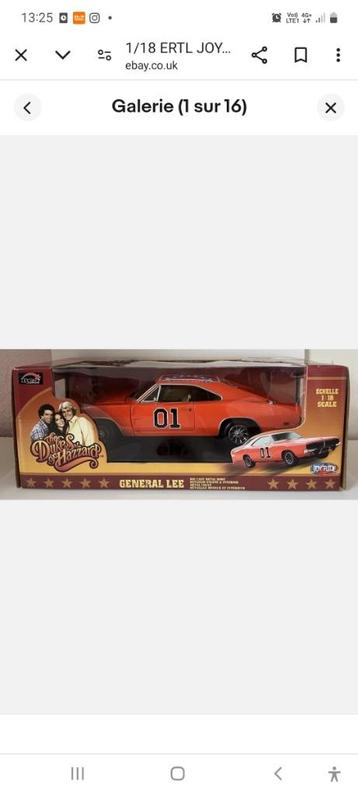 Dodge chager general lee 1:18 beschikbaar voor biedingen