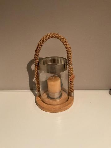 Kaarslantaarn met touwhandvat beschikbaar voor biedingen