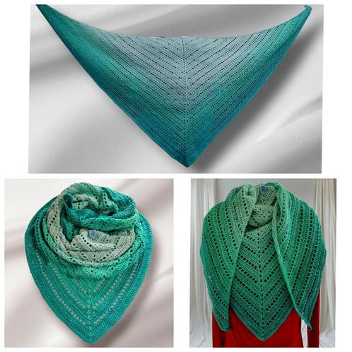 Omslagsjaal groen, Kleding | Dames, Mutsen, Sjaals en Handschoenen, Nieuw, Ophalen of Verzenden
