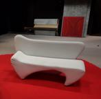 Design stoel / bankje, Huis en Inrichting, Stoelen, Ophalen, Kunststof, Gebruikt, Wit