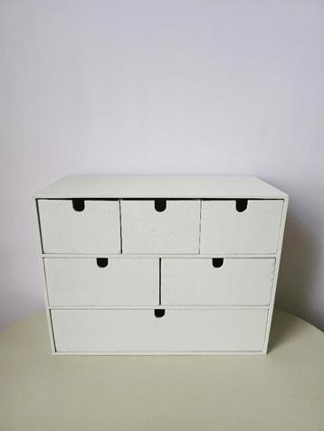 Petite commode en bois de bouleau - bloc à 6 tiroirs, Enlèvement ou Envoi, Comme neuf