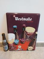 Reclamebord westmalle, Verzamelen, Biermerken, Ophalen of Verzenden, Zo goed als nieuw, Reclamebord, Plaat of Schild, Overige merken