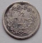 Demi franc 1832 W zilver Louis Philippe Frankrijk, Ophalen of Verzenden, Frankrijk, Losse munt, Zilver