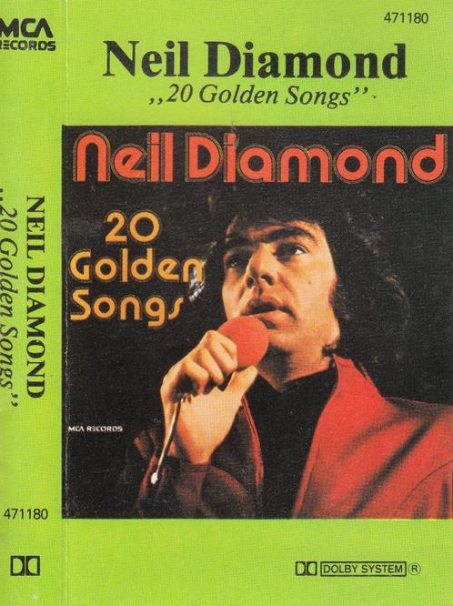 Hot August Night & golden Songs van Neil Diamond, Cd's en Dvd's, Cassettebandjes, Origineel, Pop, Verzenden
