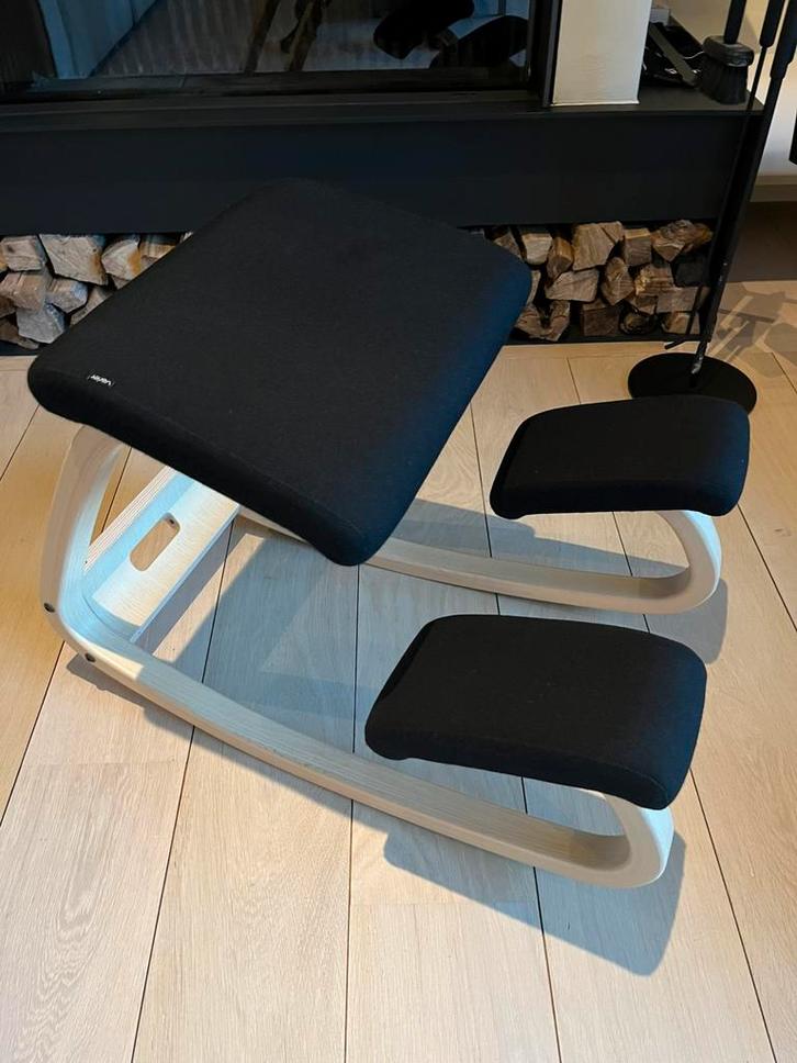 Variér Variable Kniestoel Zonder Rug, Huis en Inrichting, Bureaustoelen, Zo goed als nieuw, Zwart, Ophalen