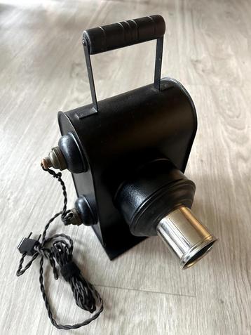 Lantaarn/metalen projector 1930 - staat in nikkel - 50€ beschikbaar voor biedingen