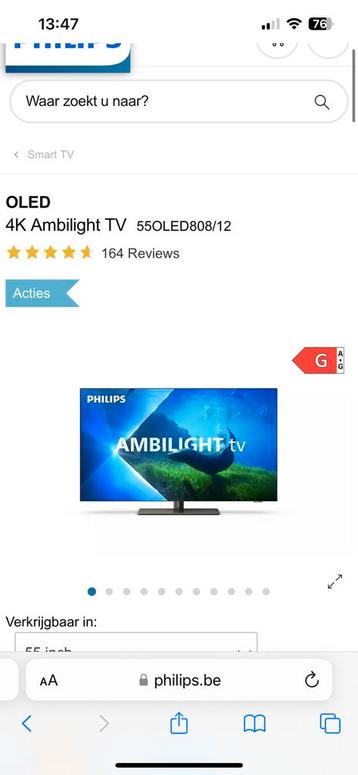 Philips Oled 4K 55 inch