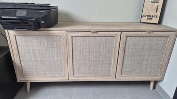Dressoir, driedeurs, 150 x 40 x 71 cm (ZO GOED ALS NIEUW) beschikbaar voor biedingen