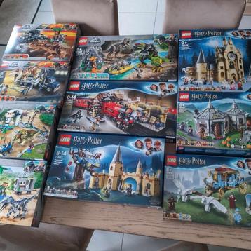 831 Lego Allerlei sets Jurrasic World/Harry Potter sealed