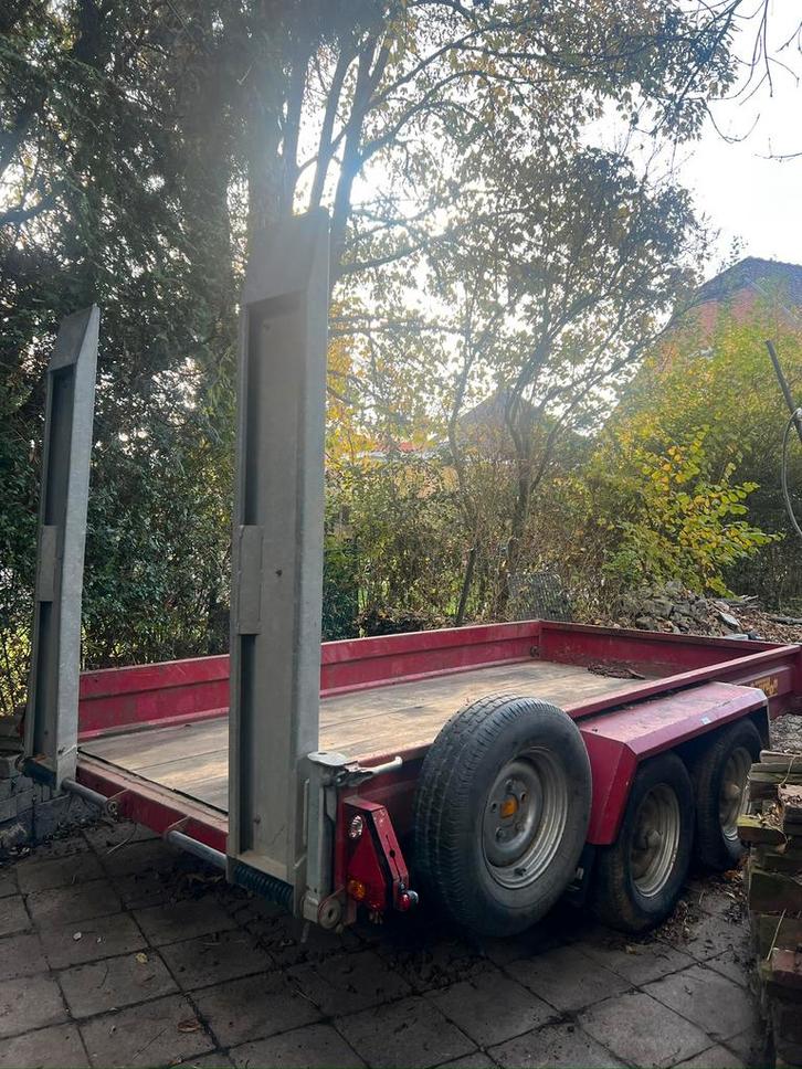 Remorque Gourdon porte-engin 3t5, Auto diversen, Aanhangwagen-onderdelen, Gebruikt, Ophalen